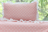 Ruffle Polka Dots - Cotton Percale